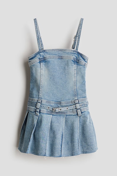 Denim Strappy Dress