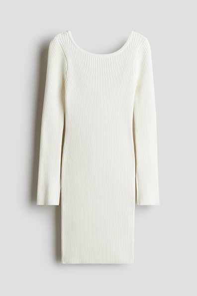 Rib-Knit Dress